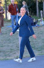 SCARLETT JOHANSSON and Rupert Friend on the Set of Jurassic World Rebirth in Brooklyn 10/21/2024