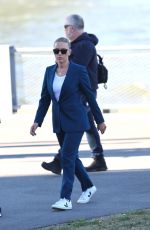 SCARLETT JOHANSSON and Rupert Friend on the Set of Jurassic World Rebirth in Dumbo 10/20/2024
