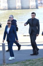 SCARLETT JOHANSSON and Rupert Friend on the Set of Jurassic World Rebirth in Dumbo 10/20/2024