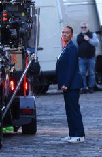 SCARLETT JOHANSSON on the Set of Jurassic World Rebirth in New York 10/19/2024