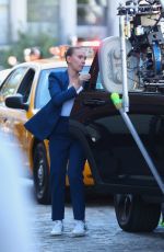 SCARLETT JOHANSSON on the Set of Jurassic World Rebirth in New York 10/19/2024