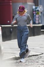 SCARLETT JOHANSSON Scouts Filming Location with Crew in Tribeca 10/09/2024