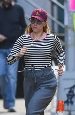 SCARLETT JOHANSSON Scouts Filming Location with Crew in Tribeca 10/09/2024