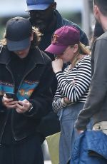 SCARLETT JOHANSSON Scouts Filming Location with Crew in Tribeca 10/09/2024