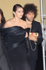 SELENA GOMEZ and Benny Blanco Leaves Emilia Perez Premiere in Los Angeles 10/21/2024