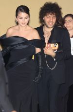 SELENA GOMEZ and Benny Blanco Leaves Emilia Perez Premiere in Los Angeles 10/21/2024