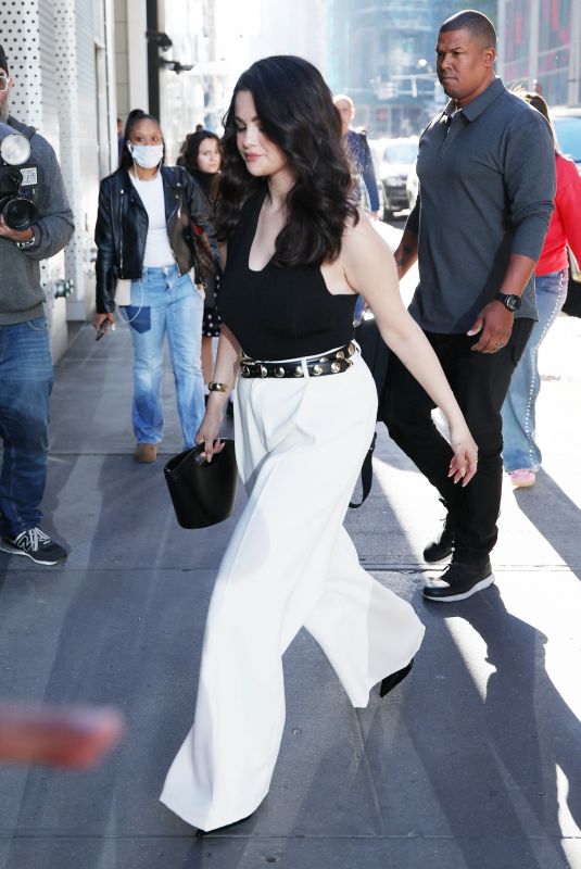 SELENA GOMEZ Arrives at a Sephora Store for a Rare Beauty Meet and Greet in New York 10/08/2024