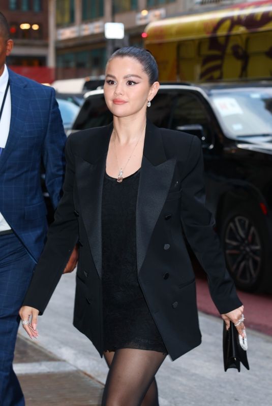 SELENA GOMEZ Arrives at Emilia Perez Premiere Party Dinner at Nobu in New York 09/30/2024