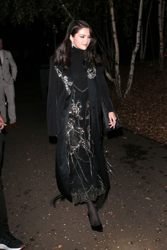 SELENA GOMEZ Arrives at Emilia Perez UK Gala Screening in Collaboration with Saint Laurent at Tate Modern in London 10/12/2024