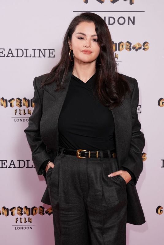SELENA GOMEZ at Deadline Contenders in London 10/12/2024