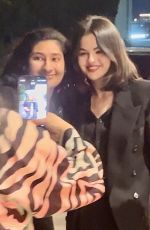 SELENA GOMEZ Greets Fans While Promoting Her New Movie Emilia Perez in Hollywood 10/22/2024