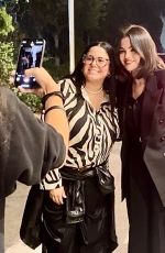 SELENA GOMEZ Greets Fans While Promoting Her New Movie Emilia Perez in Hollywood 10/22/2024