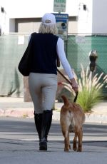 SELMA BLAIR Out with Her Dog Scout at Bluestone Lane in Los Angeles 10/30/2024