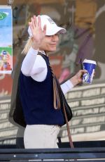 SELMA BLAIR Out with Her Dog Scout at Bluestone Lane in Los Angeles 10/30/2024