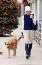 SELMA BLAIR Out with Her Dog Scout at Bluestone Lane in Los Angeles 10/30/2024