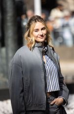 SHAILENE WOODLEY Arrives at Miu Miu Fashion Show at Paris Fashion Week 10/01/2024