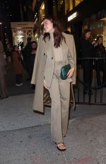 SHANINA SHAIK Arrives at Burberry Flagship Store Opening in New York 10/16/2024