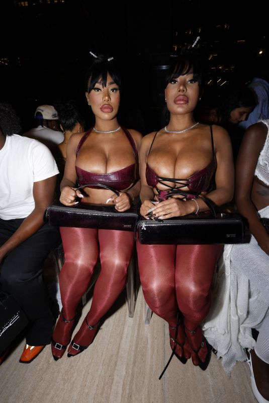 SHANNON and SHANNADE CLERMONT at Kim Shui Fashion Show at New York Fashion Week 09/07/2024
