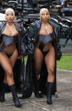 SHANNON and SHANNADE CLERMONT at Luis de Javier Womenswear Spring-Summer 2025 Show at Paris Fashion Week 09/24/2024