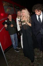 SIENNA MILLER Leaves Chiltern Firehouse 10 Year Anniversary Party in London 10/03/2024