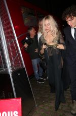 SIENNA MILLER Leaves Chiltern Firehouse 10 Year Anniversary Party in London 10/03/2024