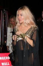 SIENNA MILLER Leaves Chiltern Firehouse 10 Year Anniversary Party in London 10/03/2024
