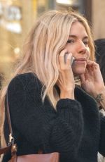 SIENNA MILLER Out and About in London 10/07/2024