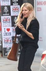 SIENNA MILLER Out and About in London 10/07/2024