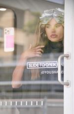 SKYE WHEATLEY at a Hairdressers on the Gold Coast 10/14/2024