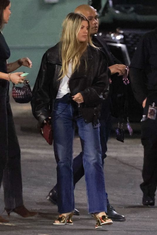 SOFIA RICHIE Arrives at Paris Hilton