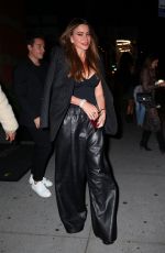 SOFIA VERGARA Out with Friends at Zero Bond in New York 10/11/2024