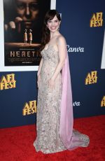 SOPHIE THATCHER at AFI FEST Presented by Canva US Premiere of Heretic in Los Angeles 10/24/2024