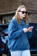 SOPHIE TURNER Out and About in London 10/24/2024