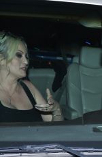 STORMY DANIELS Leaves Her Comedy Show in Hollywood 10/06/2024