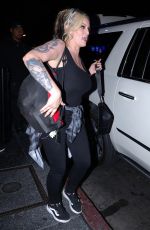 STORMY DANIELS Leaves Her Comedy Show in Hollywood 10/06/2024