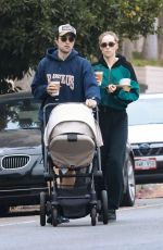 SUKI WATERHOUSE and Robert Pattinson Out for a Family Breakfast with Their Baby in Los Feliz 10/06/2024