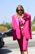 SUKI WATERHOUSE Arrives at iHeartRadio in Los Angeles 09/27/2024