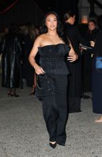 SUNISA LEE Arrives at Giorgio Armani Women