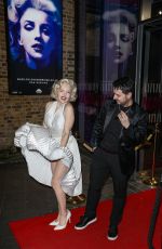 SUZIE KENNEDY at Marilyn: The Exhibition Opening Night  at Arches London Bridge 10/17/2024