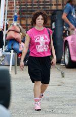SYDNEY SWEENEY at Christy Martin on the Set of Her Boxing Biopic in Gastonia 10/29/2024