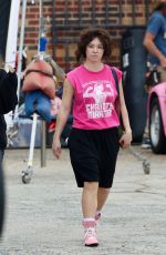 SYDNEY SWEENEY at Christy Martin on the Set of Her Boxing Biopic in Gastonia 10/29/2024