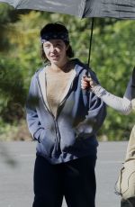 SYDNEY SWEENEY on the Set of Apopka in Charlotte 10/11/2024