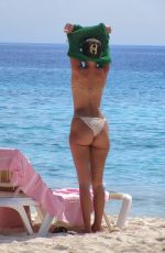 TAO WICKRATH in Bikini at a Beach on Curacao Island 10/08/2024