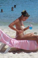 TAO WICKRATH in Bikini at a Beach on Curacao Island 10/08/2024
