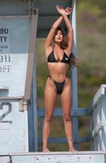 TATIANA PANAKAL in Bikini at a Malibu Beach Photoshoot 10/23/2024