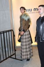 TAYLOR HILL Arrives at Burberry Flagship Store Opening in New York 10/16/2024