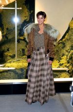 TAYLOR HILL Arrives at Burberry Flagship Store Opening in New York 10/16/2024