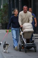 TAYLOR NEISEN and Liev Schreiber Out in New York 10/14/2024