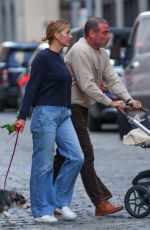 TAYLOR NEISEN and Liev Schreiber Out in New York 10/14/2024