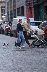 TAYLOR NEISEN and Liev Schreiber Out in New York 10/14/2024